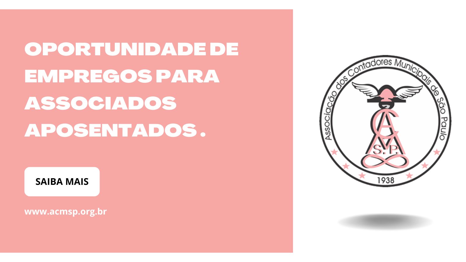 Oportunidade de Empregos para Associados Aposentados